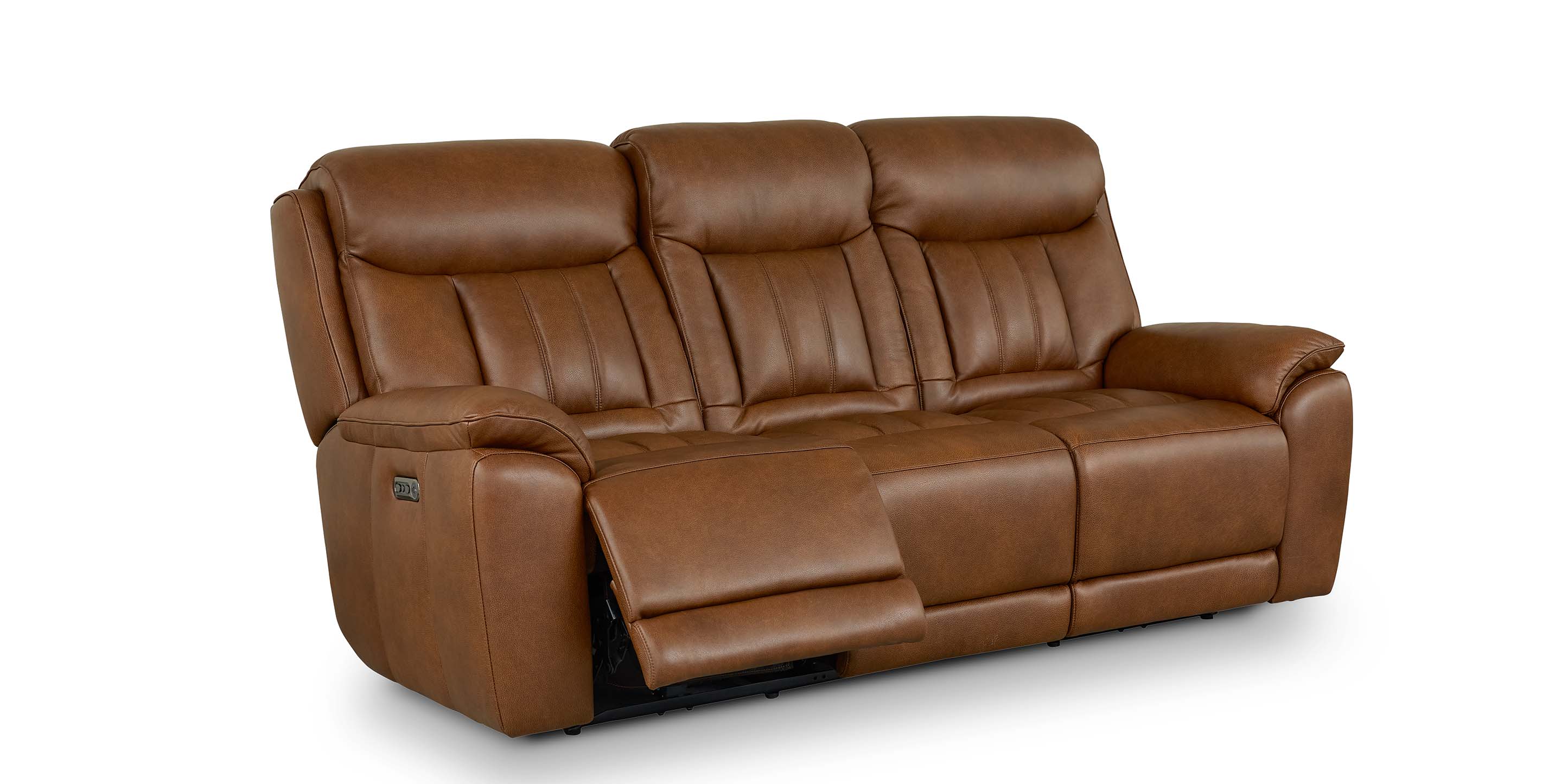 Benson Leather Power Reclining Sofa - Thumbnail 2