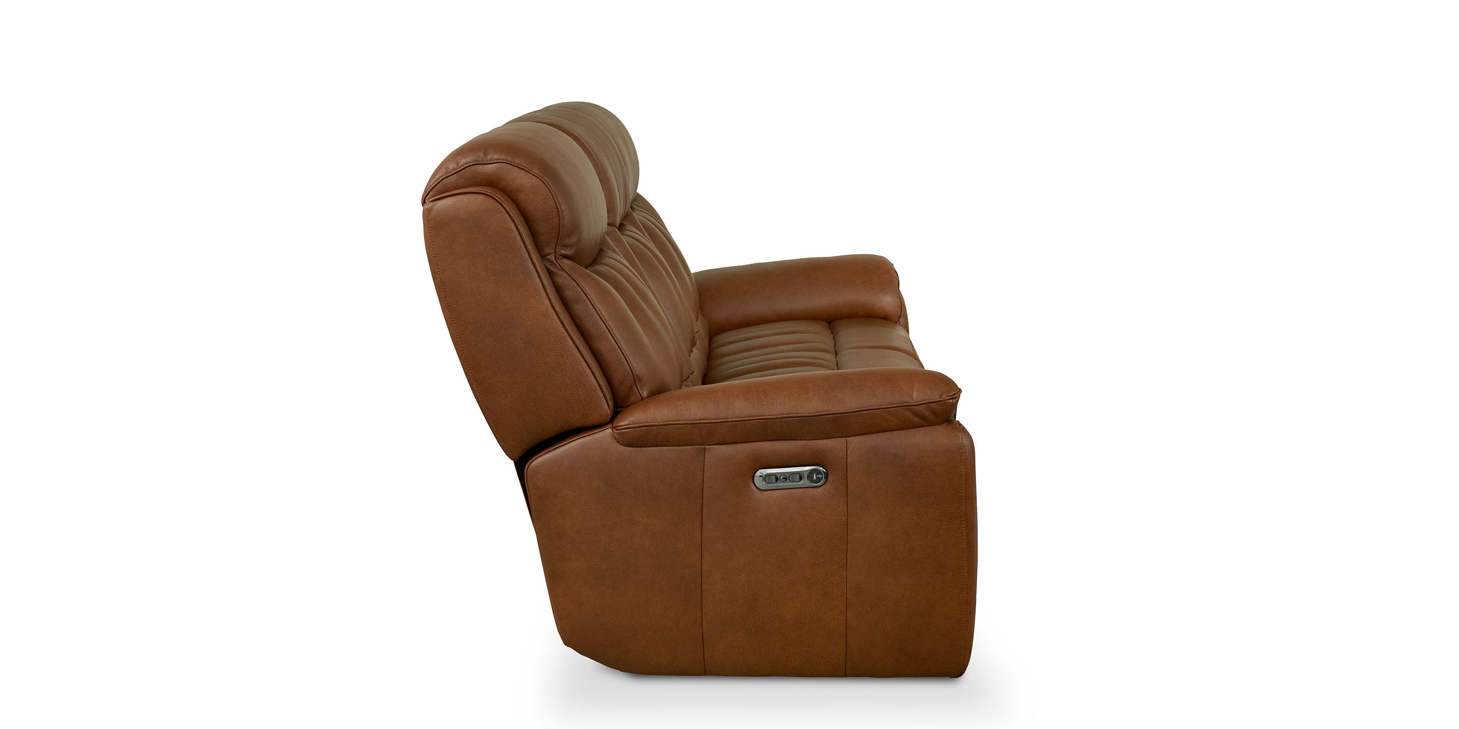Benson Leather Power Reclining Sofa | Bassett Furniture