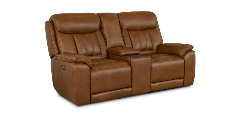 Power Loveseat w/ console image number 7