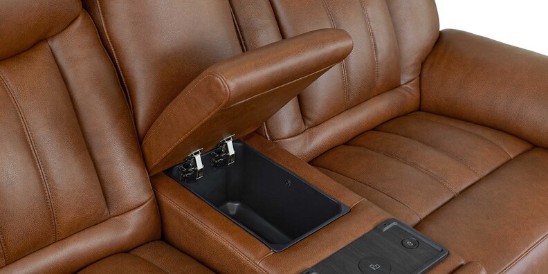 Power Loveseat w/ console image number 5