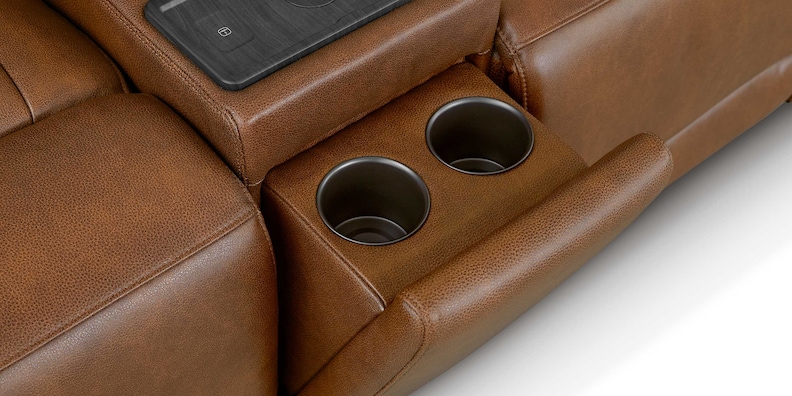 Power Loveseat w/ console image number 6