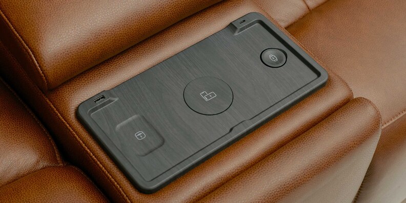 Power Loveseat w/ console image number 4