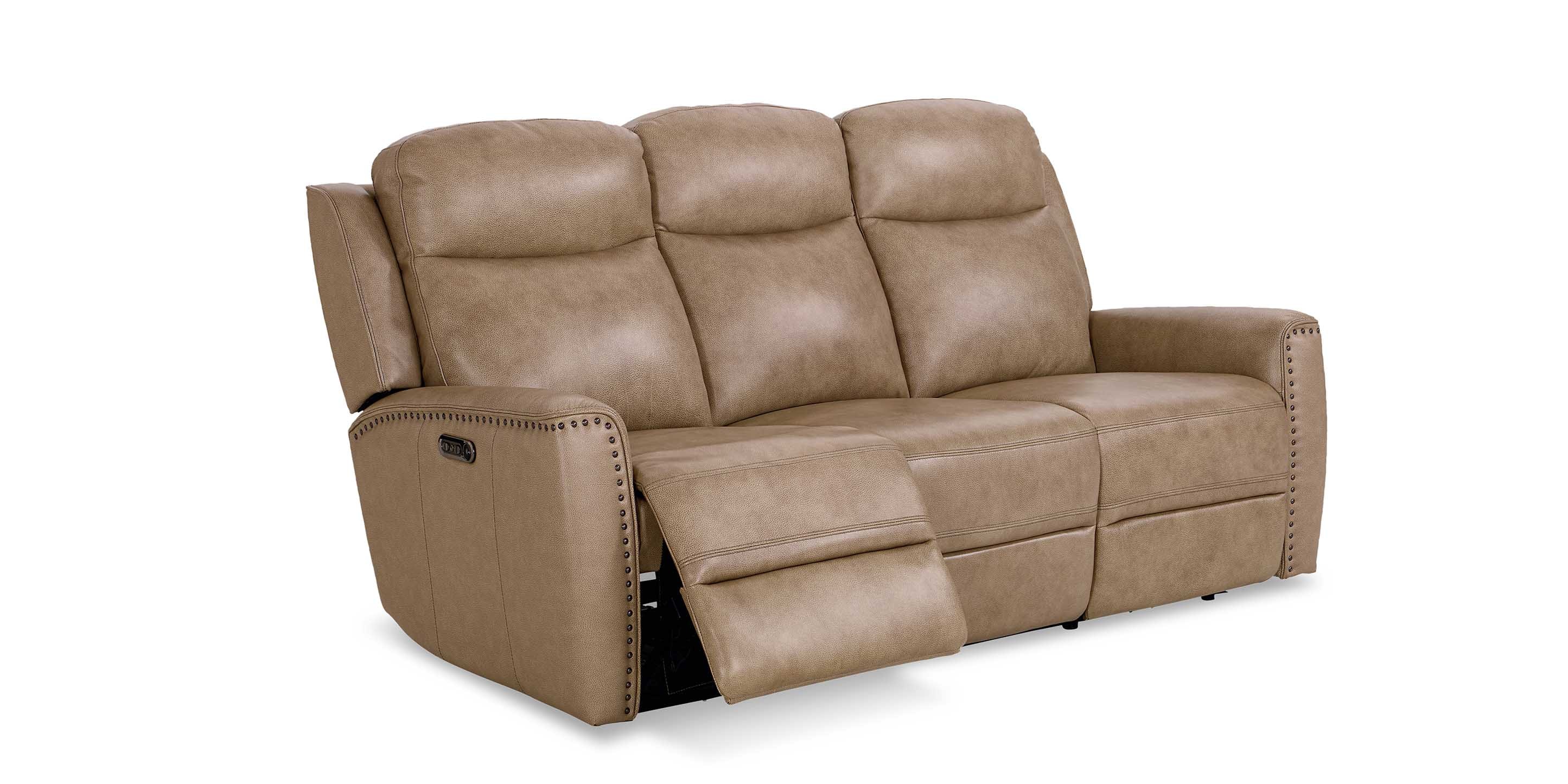 Douglas Leather Power Reclining Sofa - Thumbnail 3