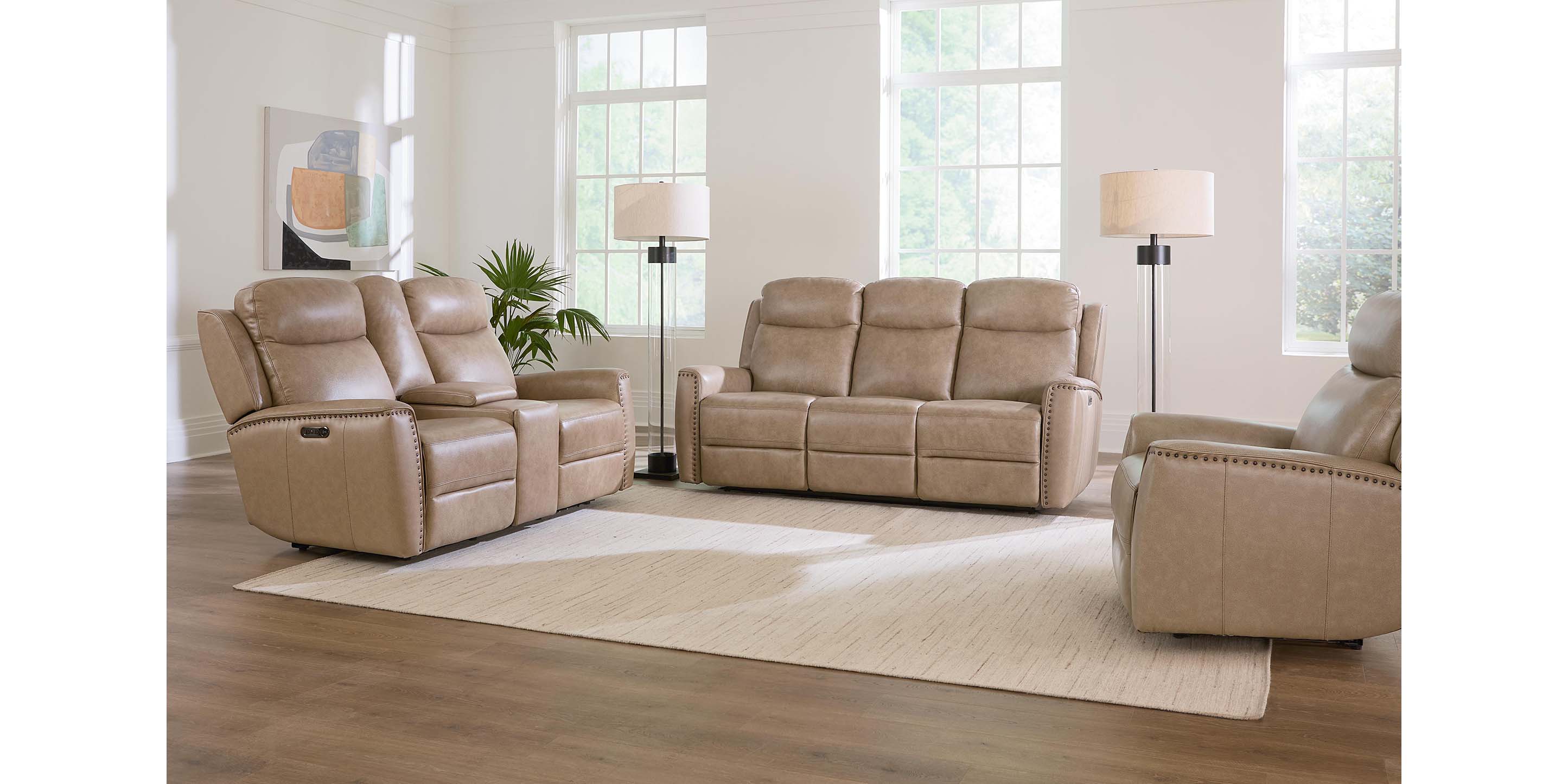 Douglas Leather Zero Gravity Power Recliner | Bassett Furniture