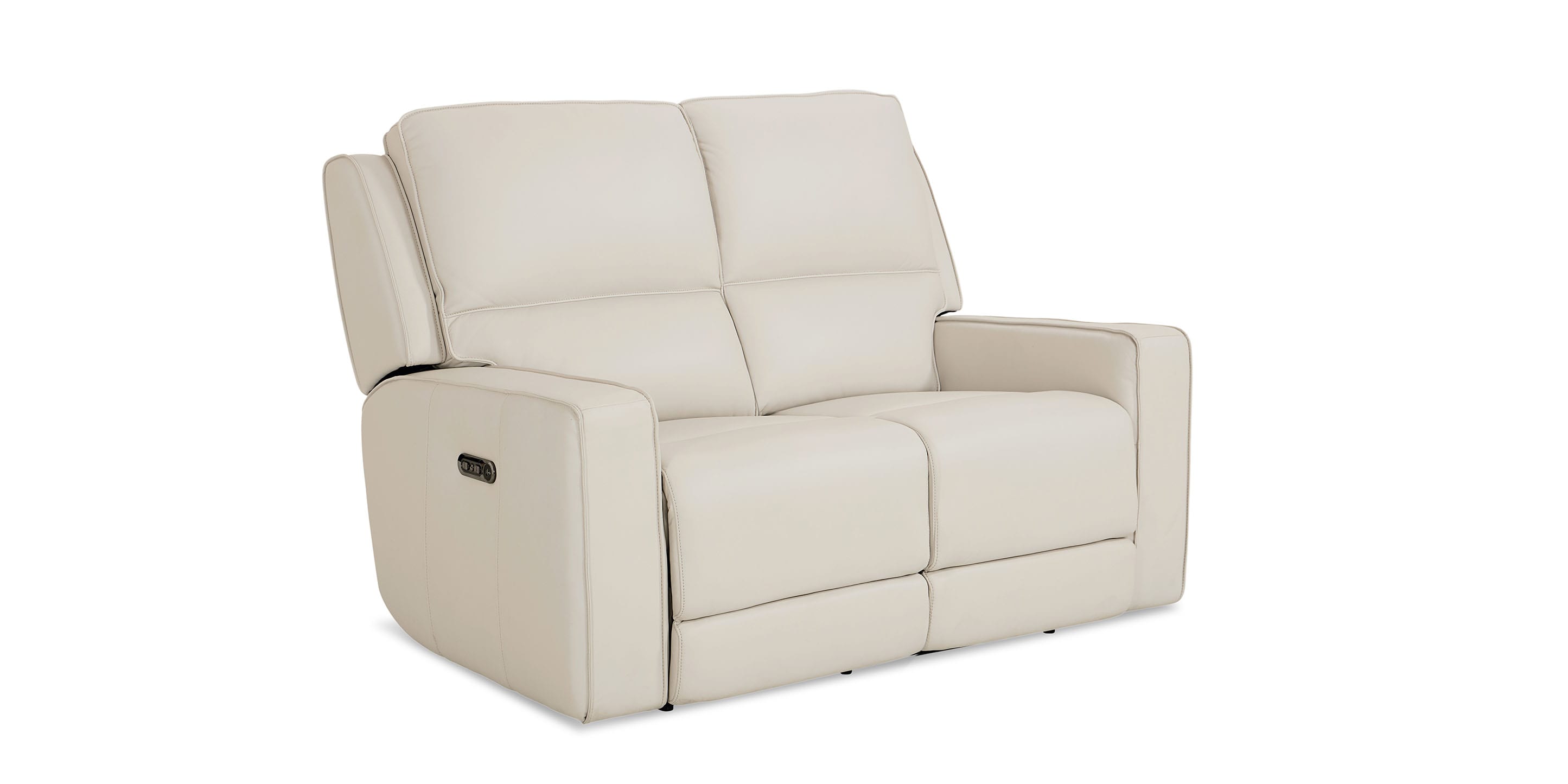 Raymond Leather Power Reclining Loveseat - Thumbnail 3