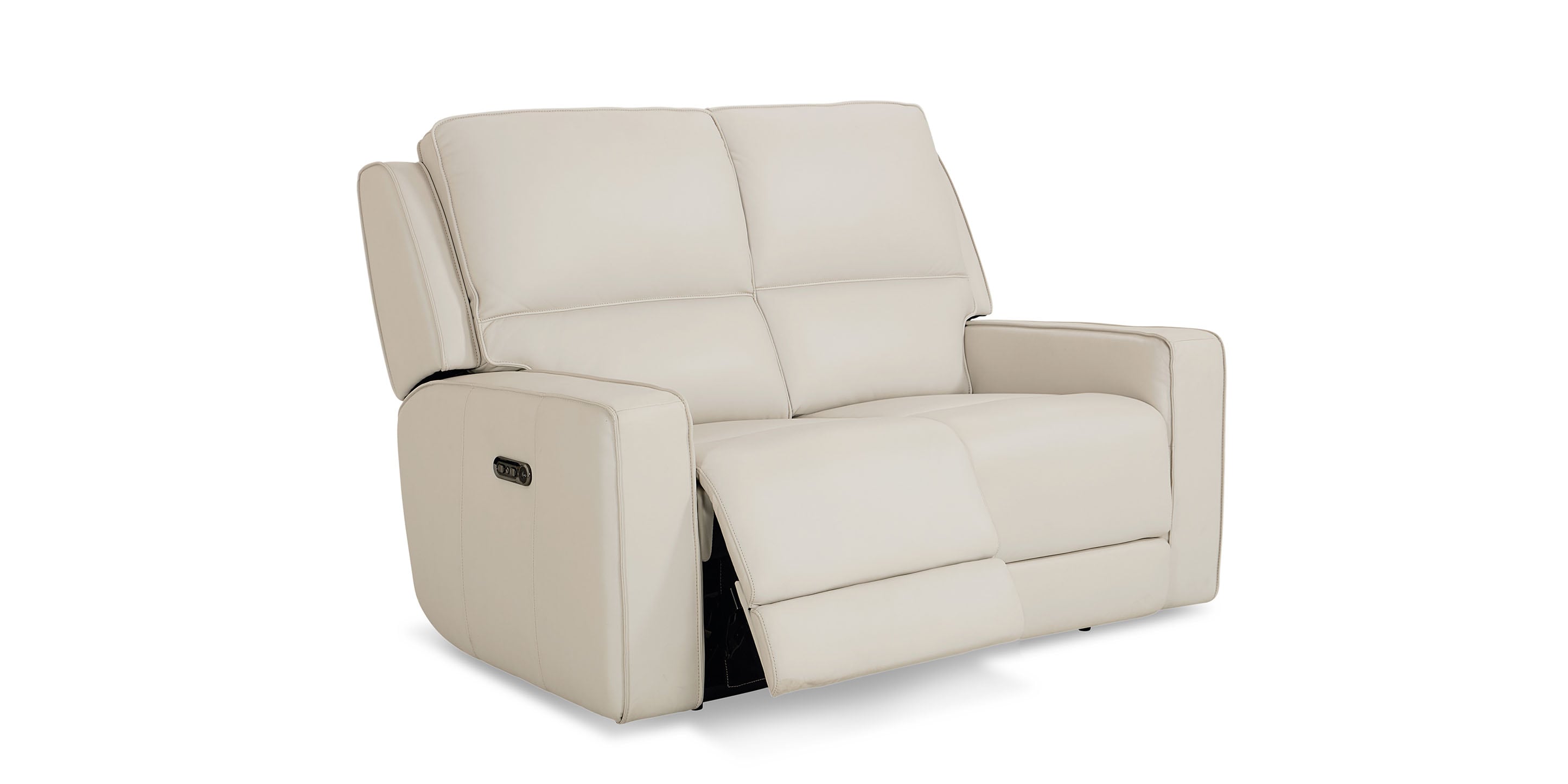 Raymond Leather Power Reclining Loveseat - Thumbnail 2