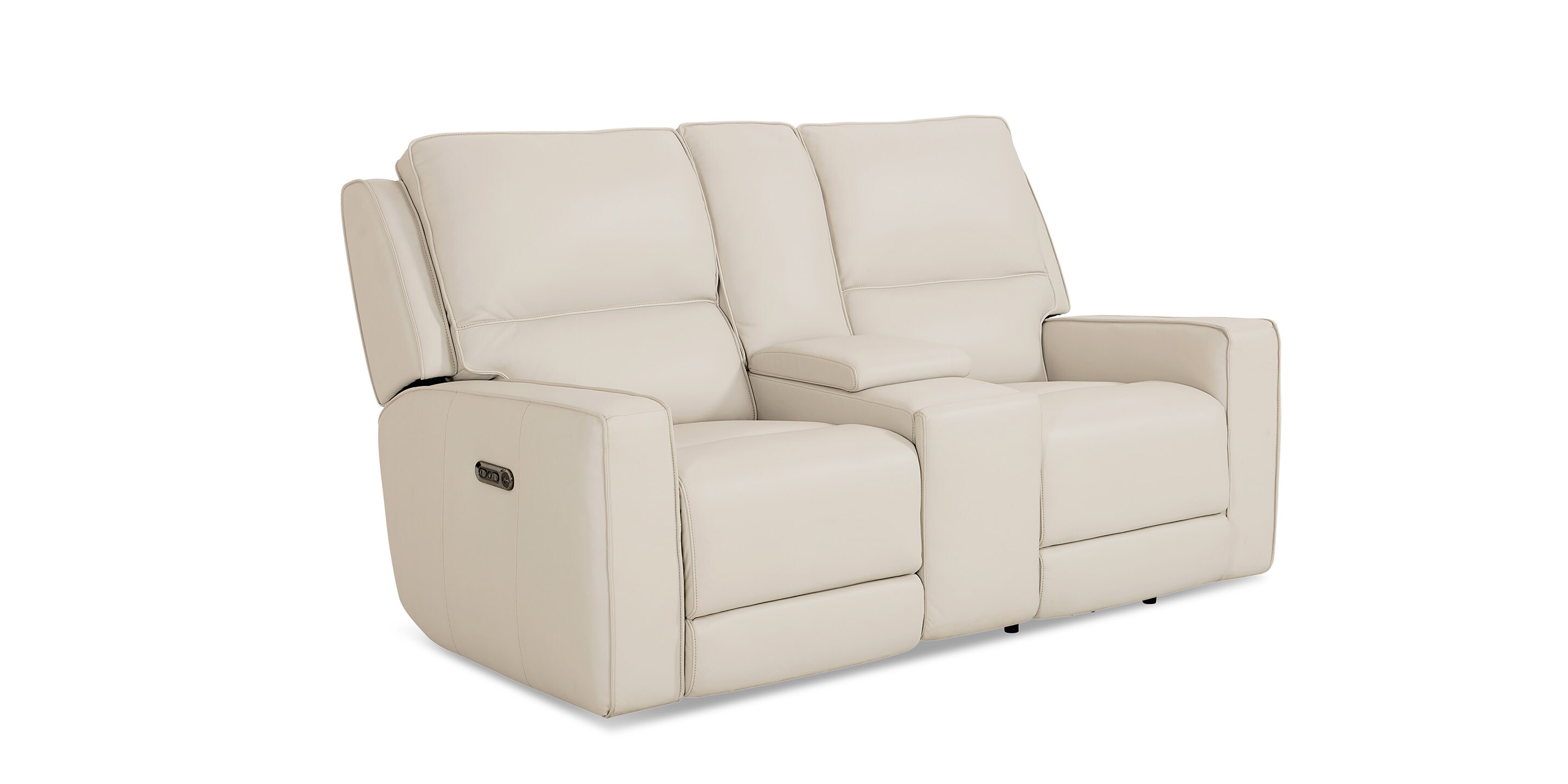 Raymond Leather Power Reclining Loveseat