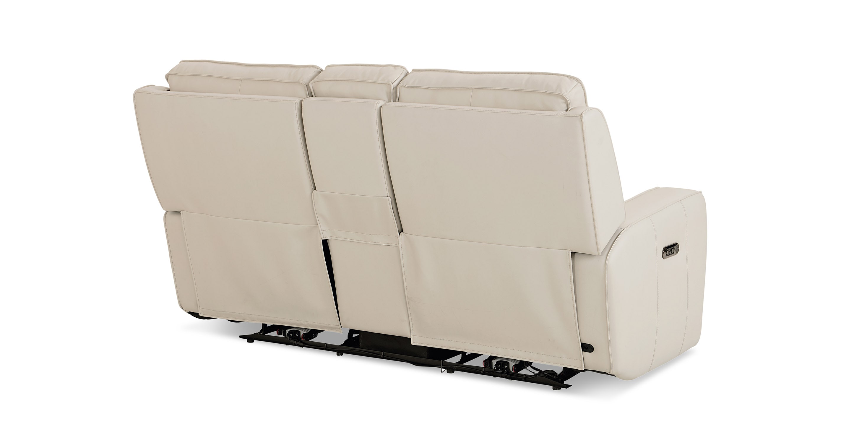 Raymond Leather Power Reclining Loveseat - Thumbnail 5