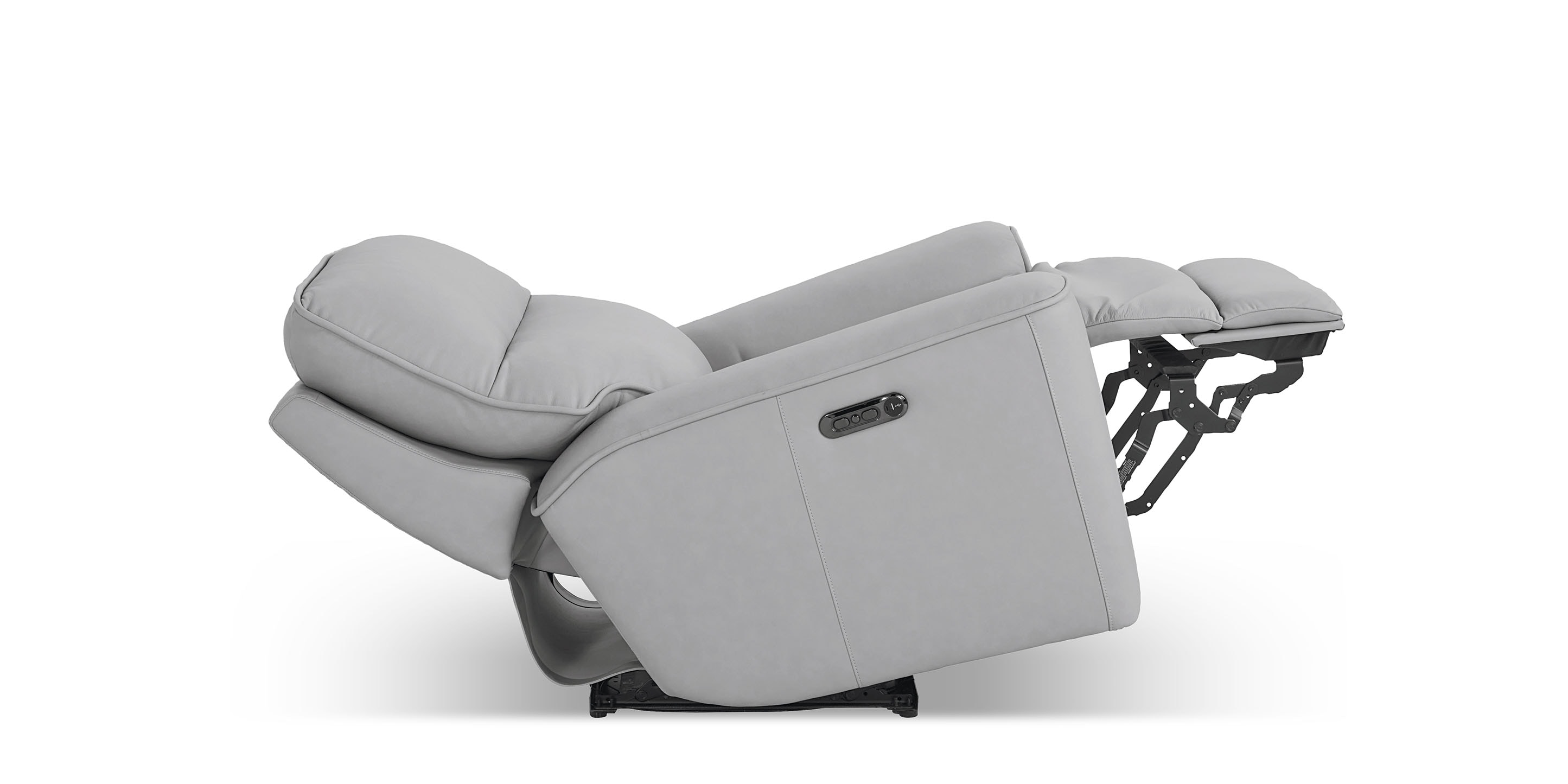 Kenneth Leather Zero Gravity Power Recliner - Thumbnail 4