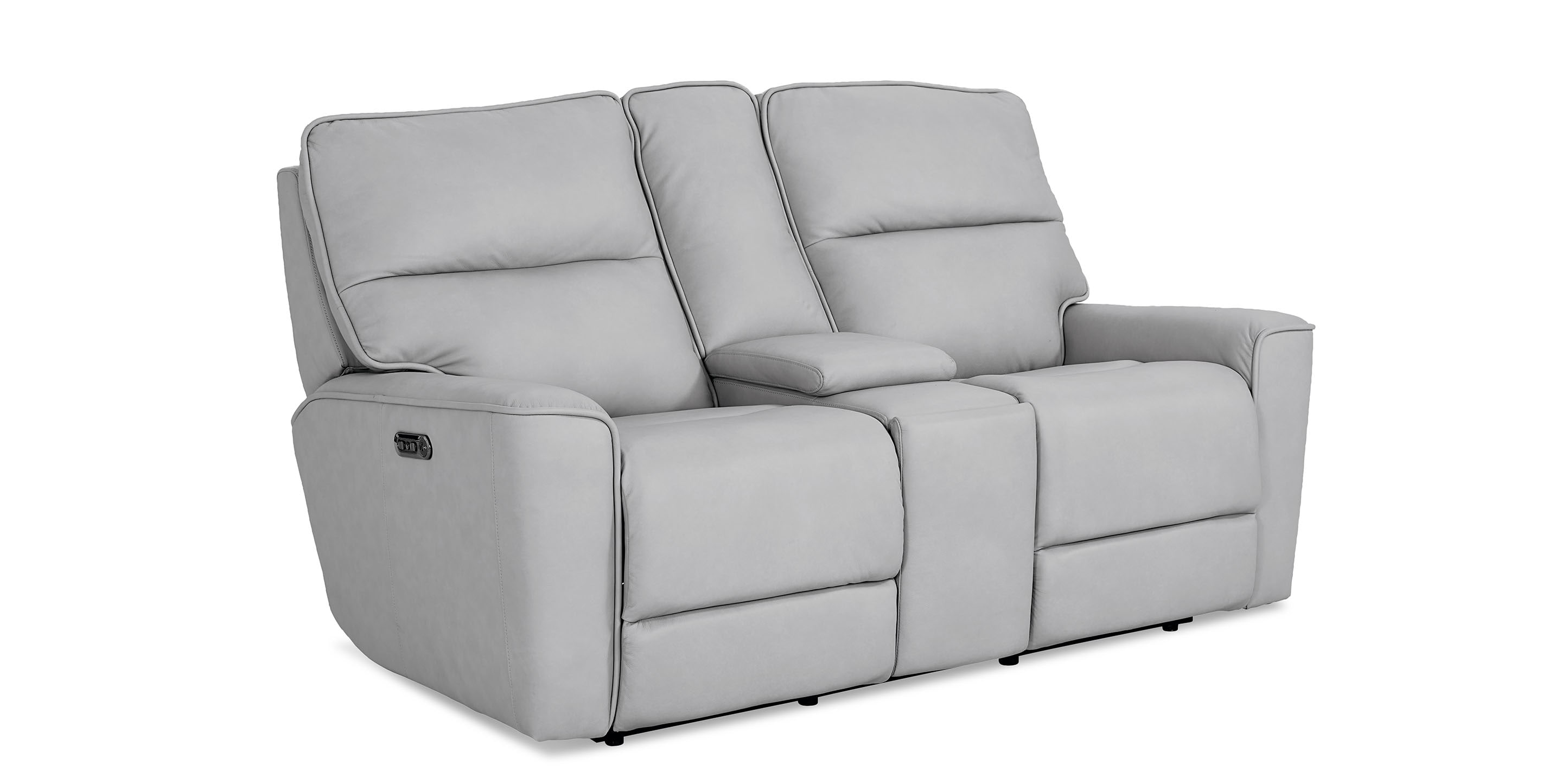 Kenneth Leather Power Reclining Loveseat - Thumbnail 4