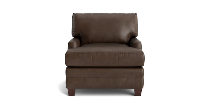 Leather Track Arm Chair image number 0