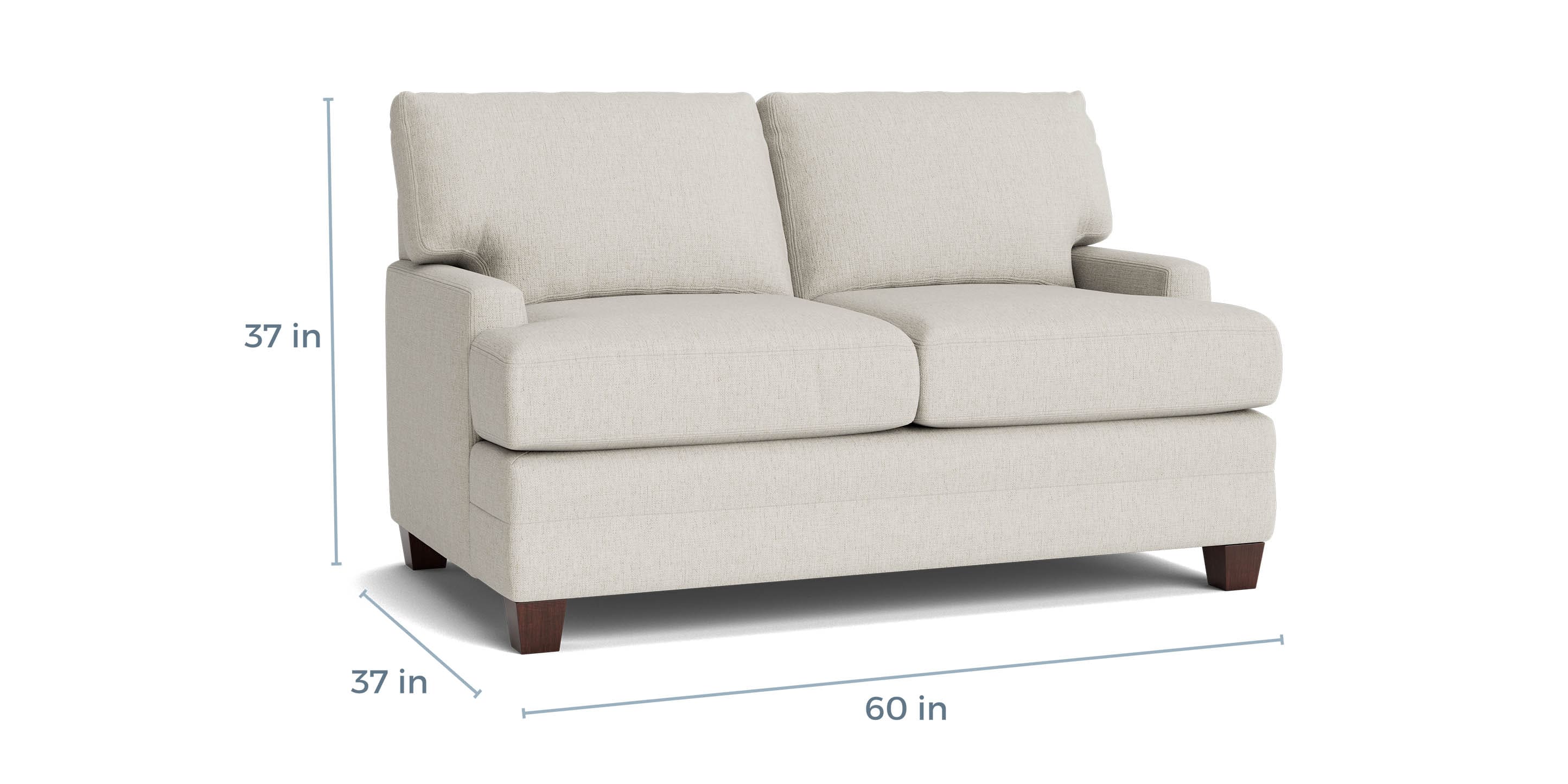 Carolina Track Arm Loveseat - Thumbnail 4