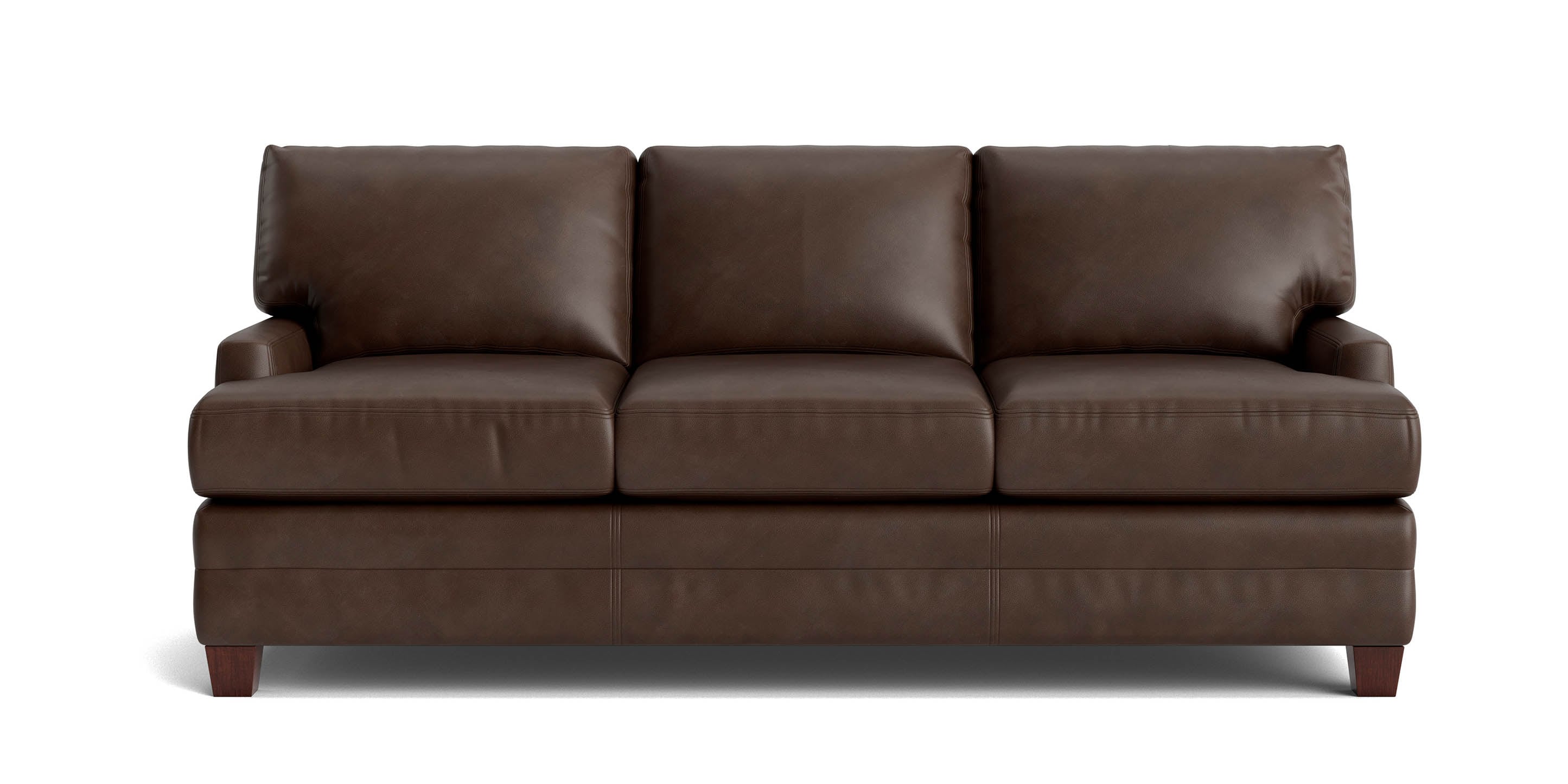 Leather Track Arm Queen Sleeper | Bassett Furniture