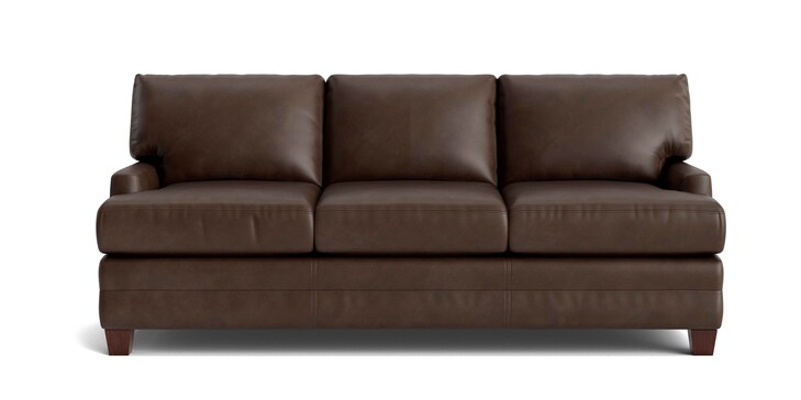 Leather Track Arm Queen Sleeper image number 0