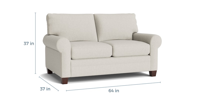 Sock Arm Loveseat image number 3