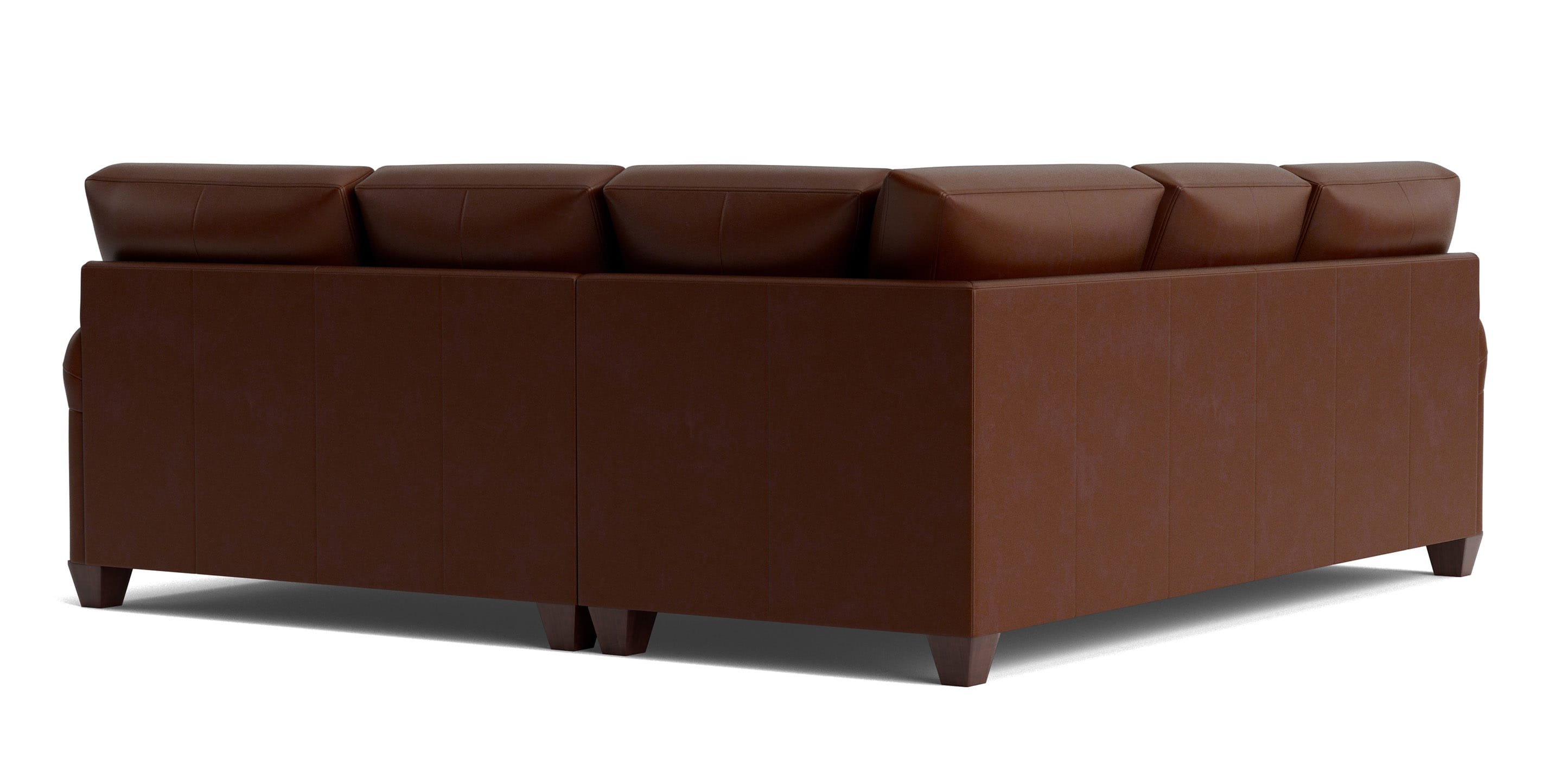 Bassett Furniture Carolina Leather Sectional - Thumbnail 2