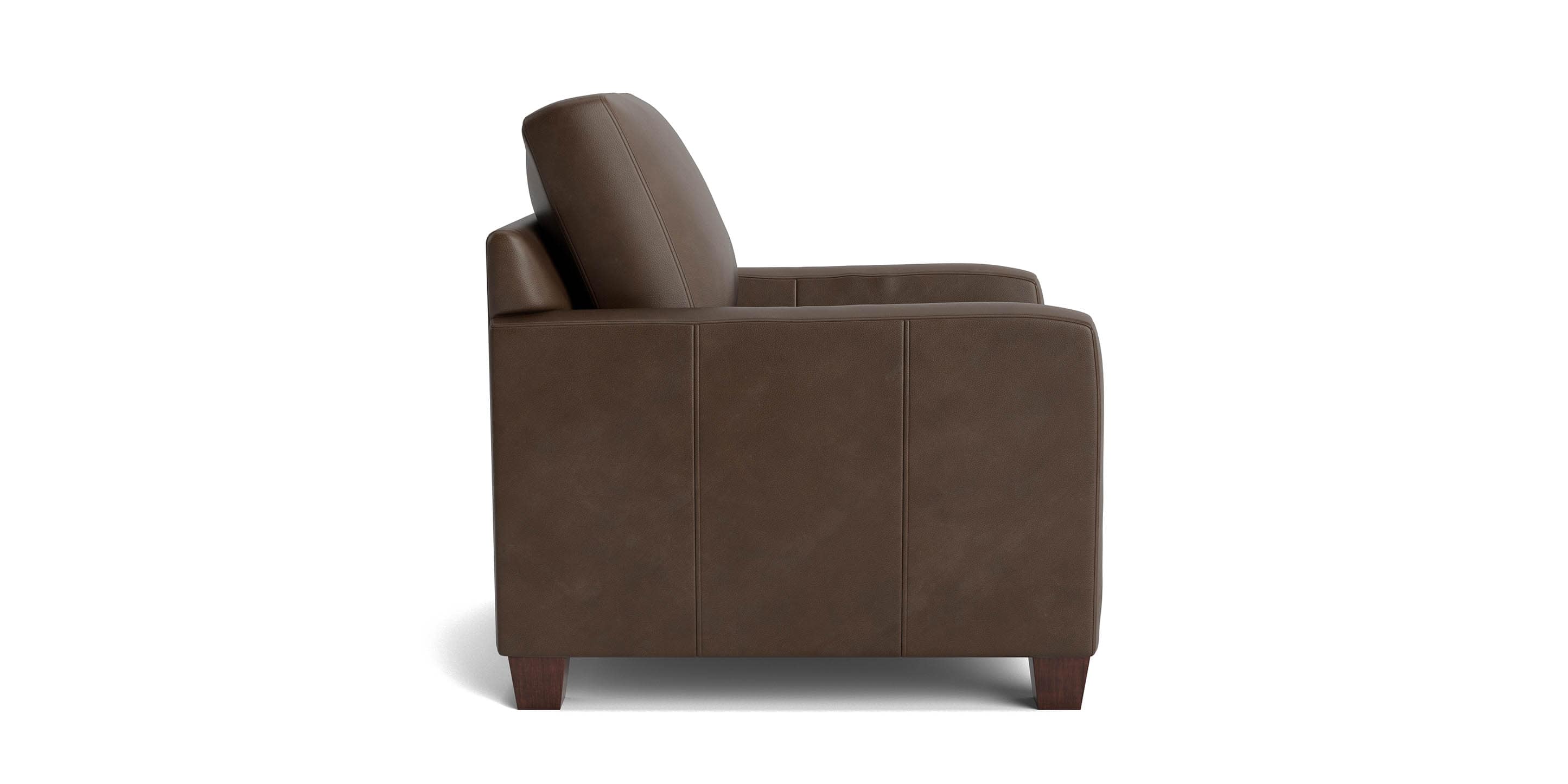Carolina Leather Track Arm Accent Chair - Thumbnail 5