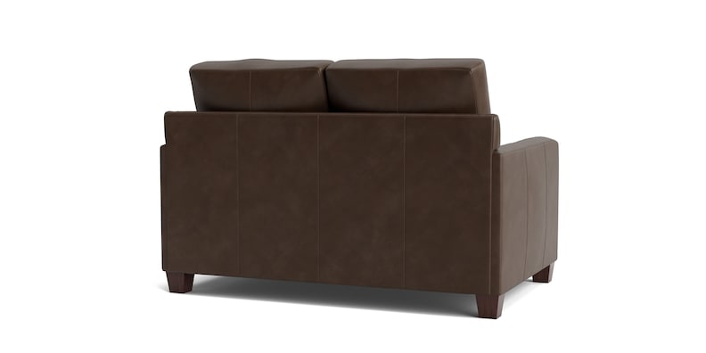 Leather Thin Track Arm Loveseat image number 5