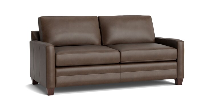 Carolina Leather Thin Track Arm Sofa image number 1