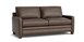 Carolina Leather Thin Track Arm Sofa