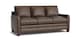 Carolina Leather Thin Track Arm Sofa