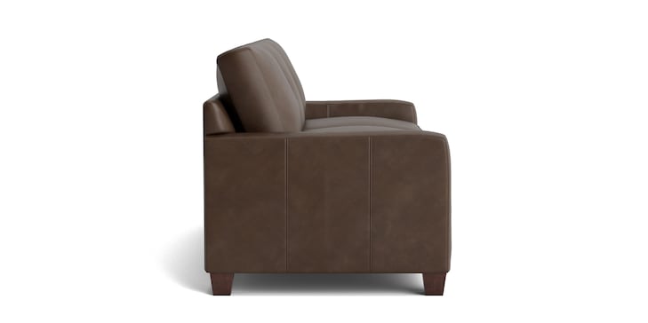 Carolina Leather Thin Track Arm Sofa image number 3