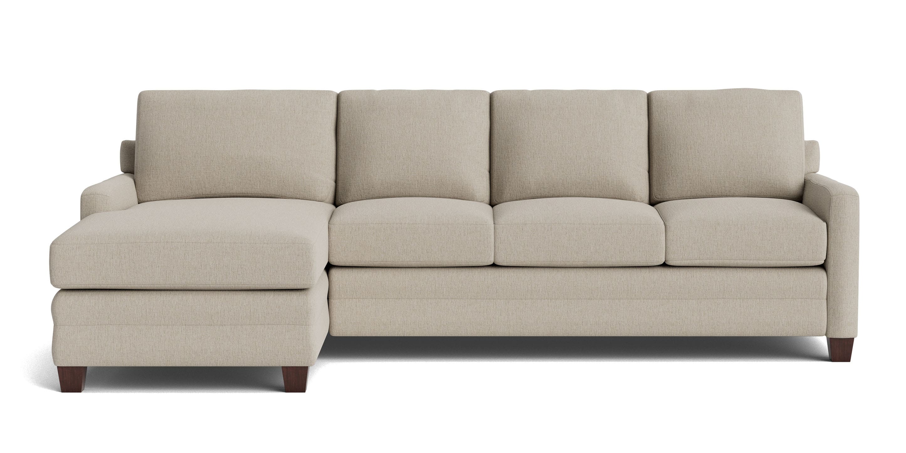 Carolina Track Arm Chaise Sectional - Thumbnail 3