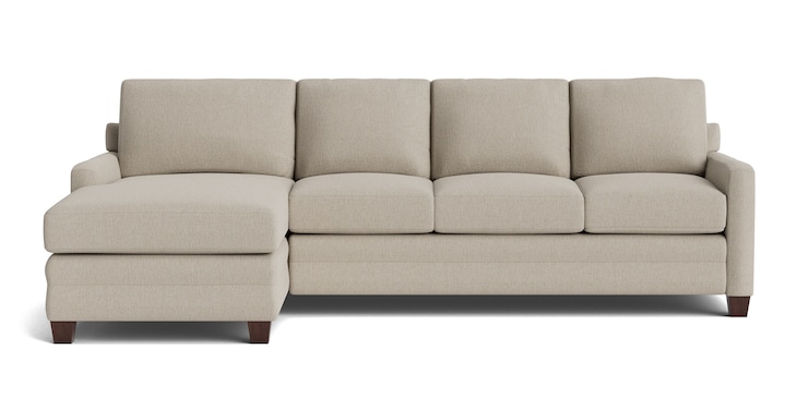 Thin Track Arm L Chaise Sectional image number 0