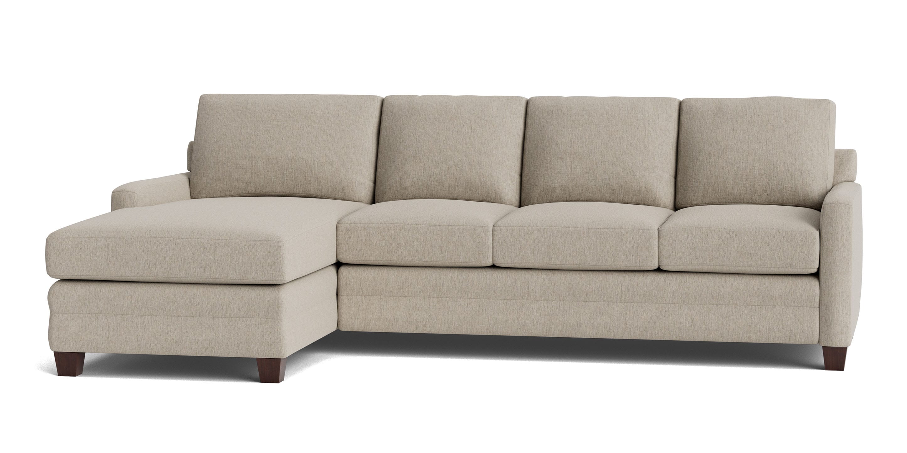 Carolina Track Arm Chaise Sectional - Thumbnail 2