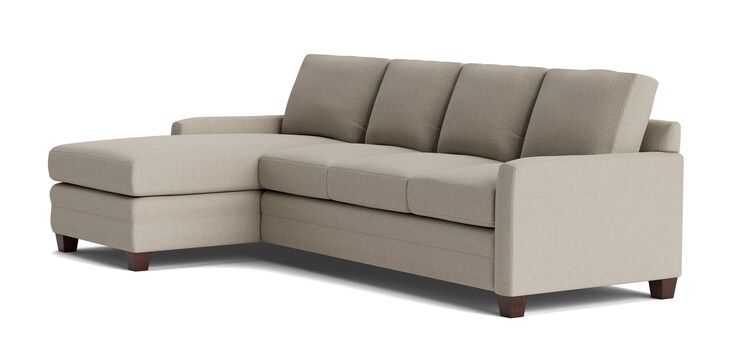 Thin Track Arm L Chaise Sectional image number 3