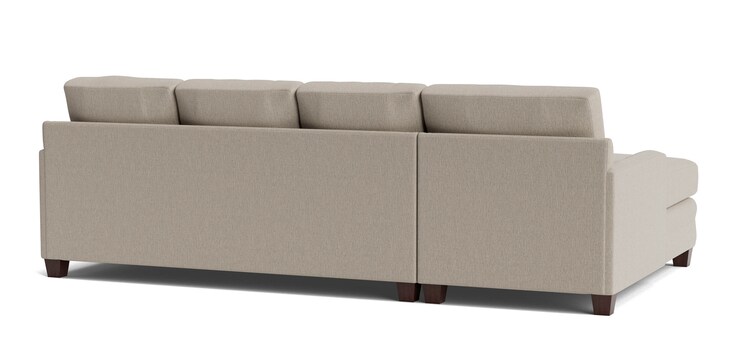 Thin Track Arm L Chaise Sectional image number 4
