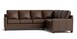 Leather Thin Track Arm L-Shaped Sect