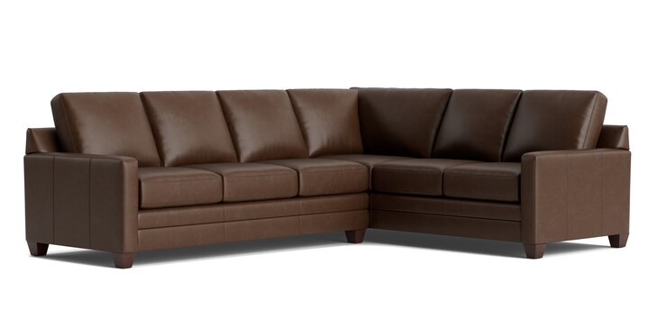 Leather Thin Track Arm L-Shaped Sect image number 0