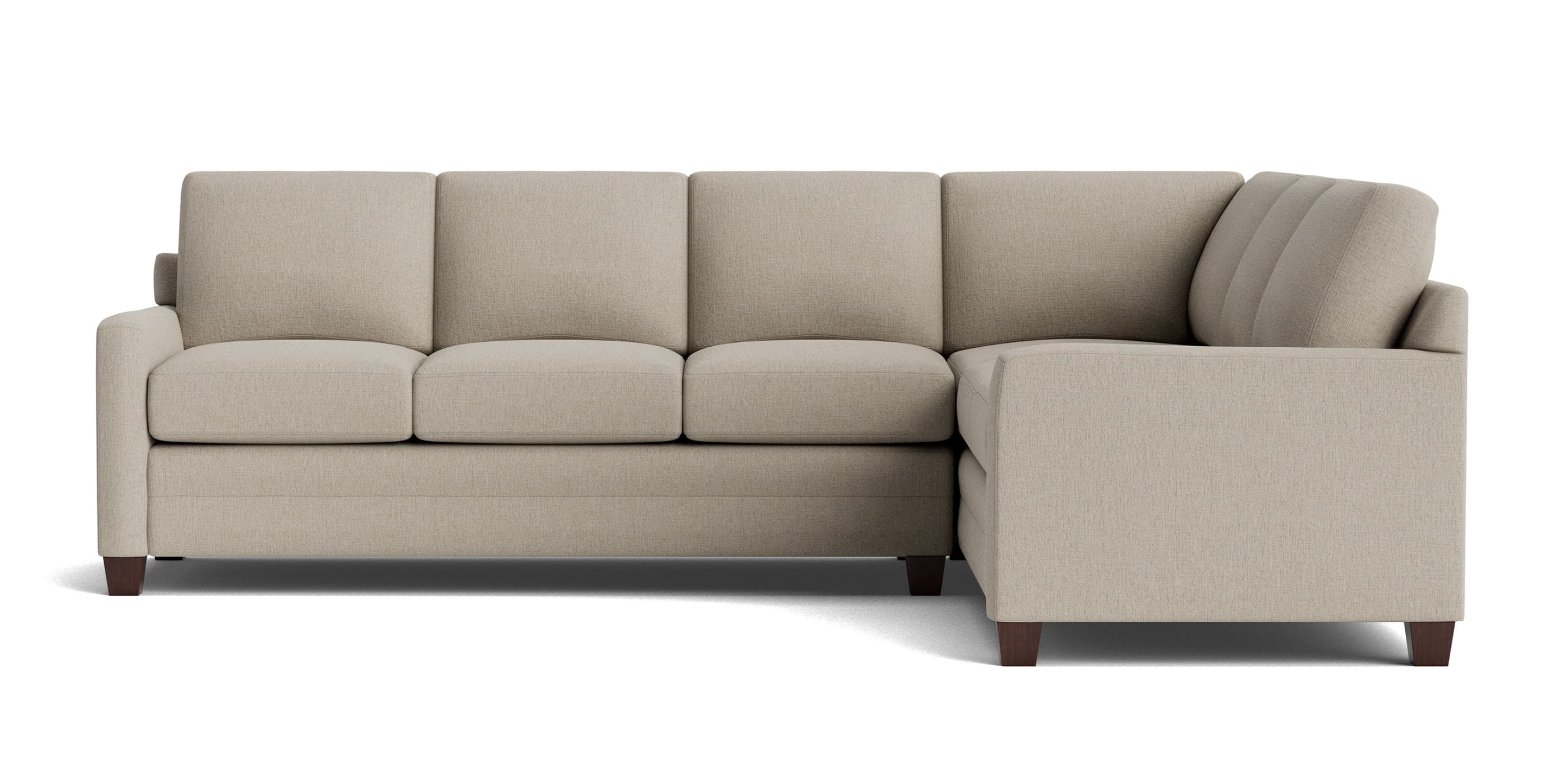 Carolina Roll Arm L-Shaped Sectional - Thumbnail 5