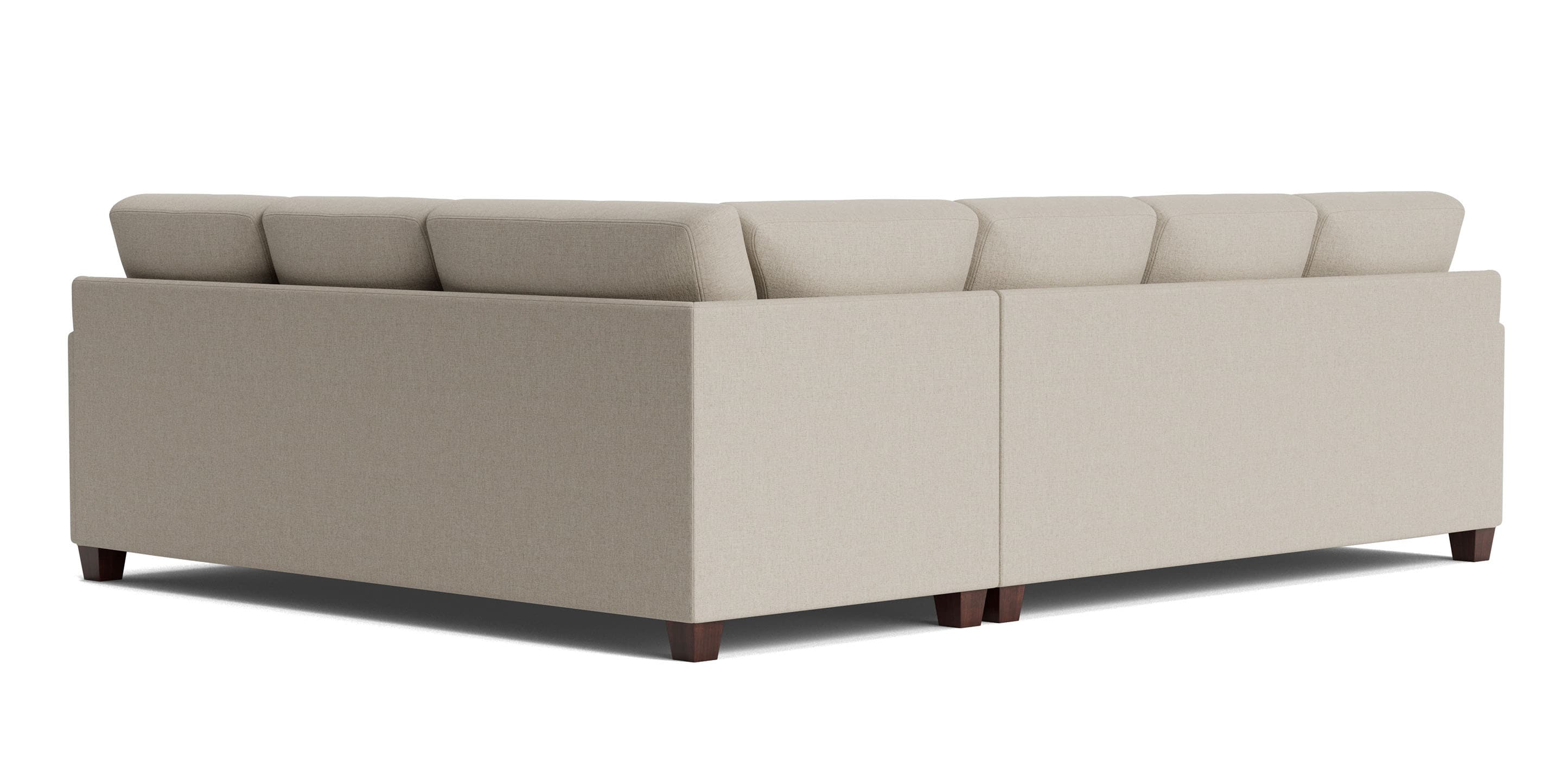 Carolina Roll Arm L-Shaped Sectional - Thumbnail 3