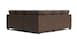 Leather Thin Track Arm L Sectional