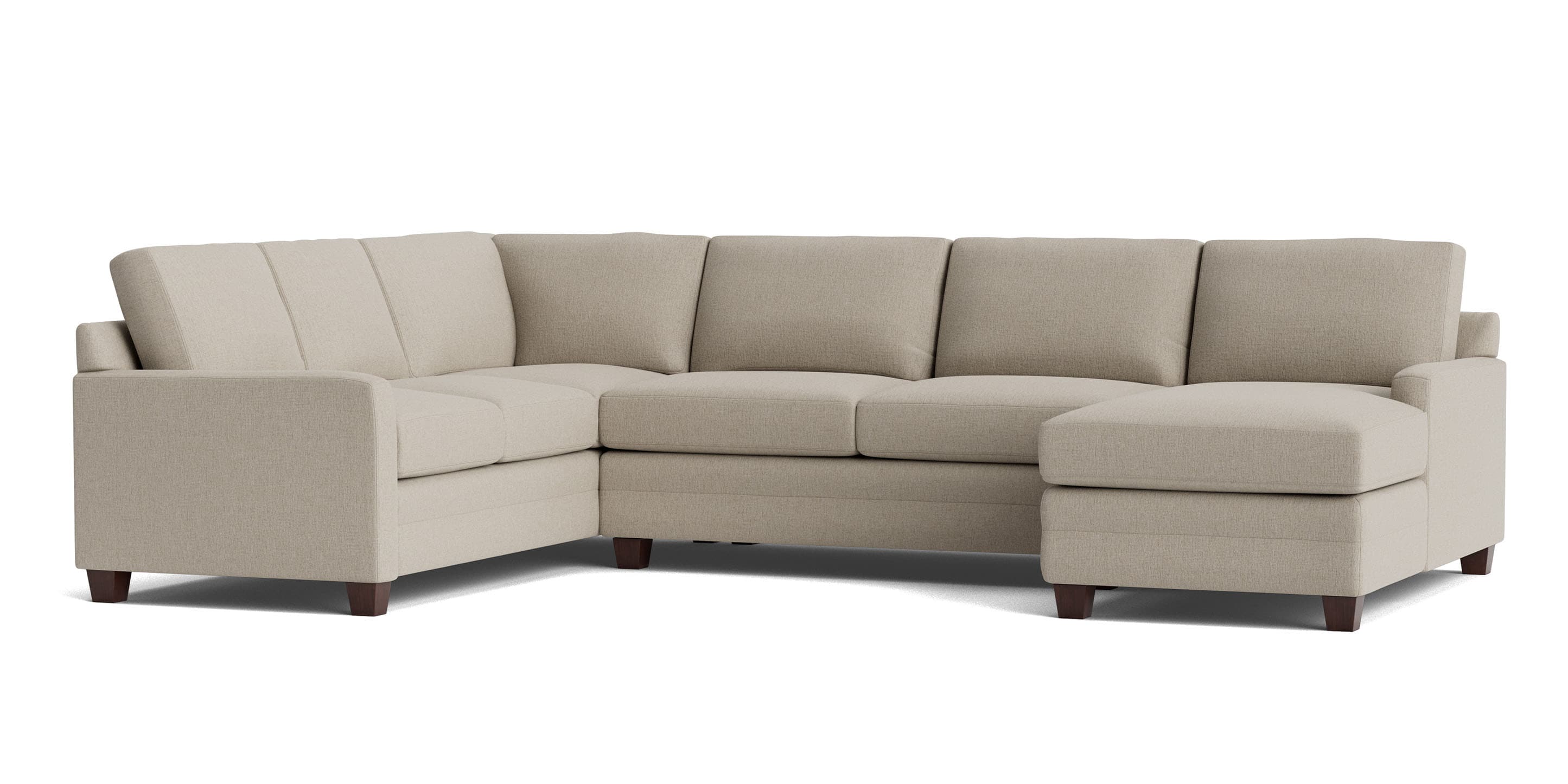 Carolina Track Arm U-Shaped Sectional