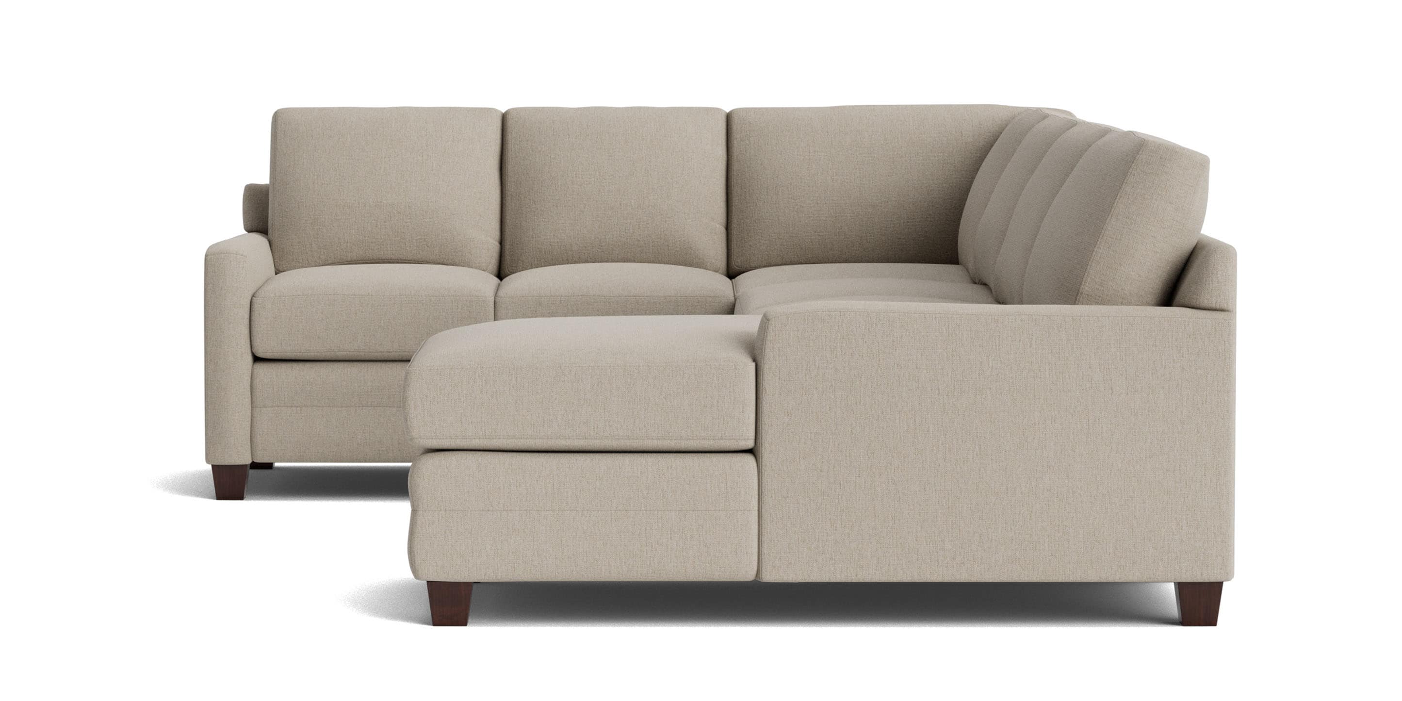 Carolina Track Arm U-Shaped Sectional - Thumbnail 2