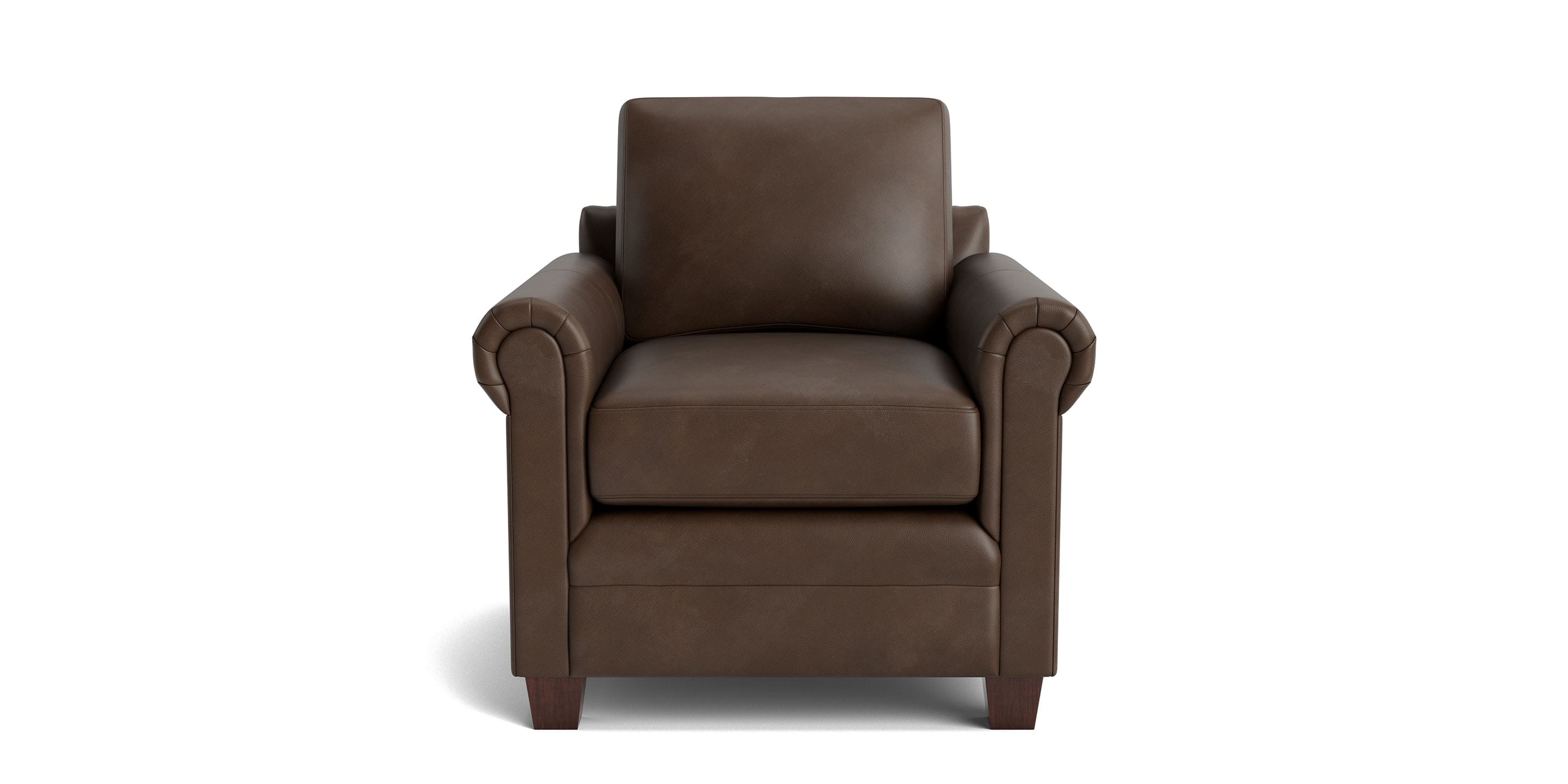 Carolina Leather Panel Arm Chair