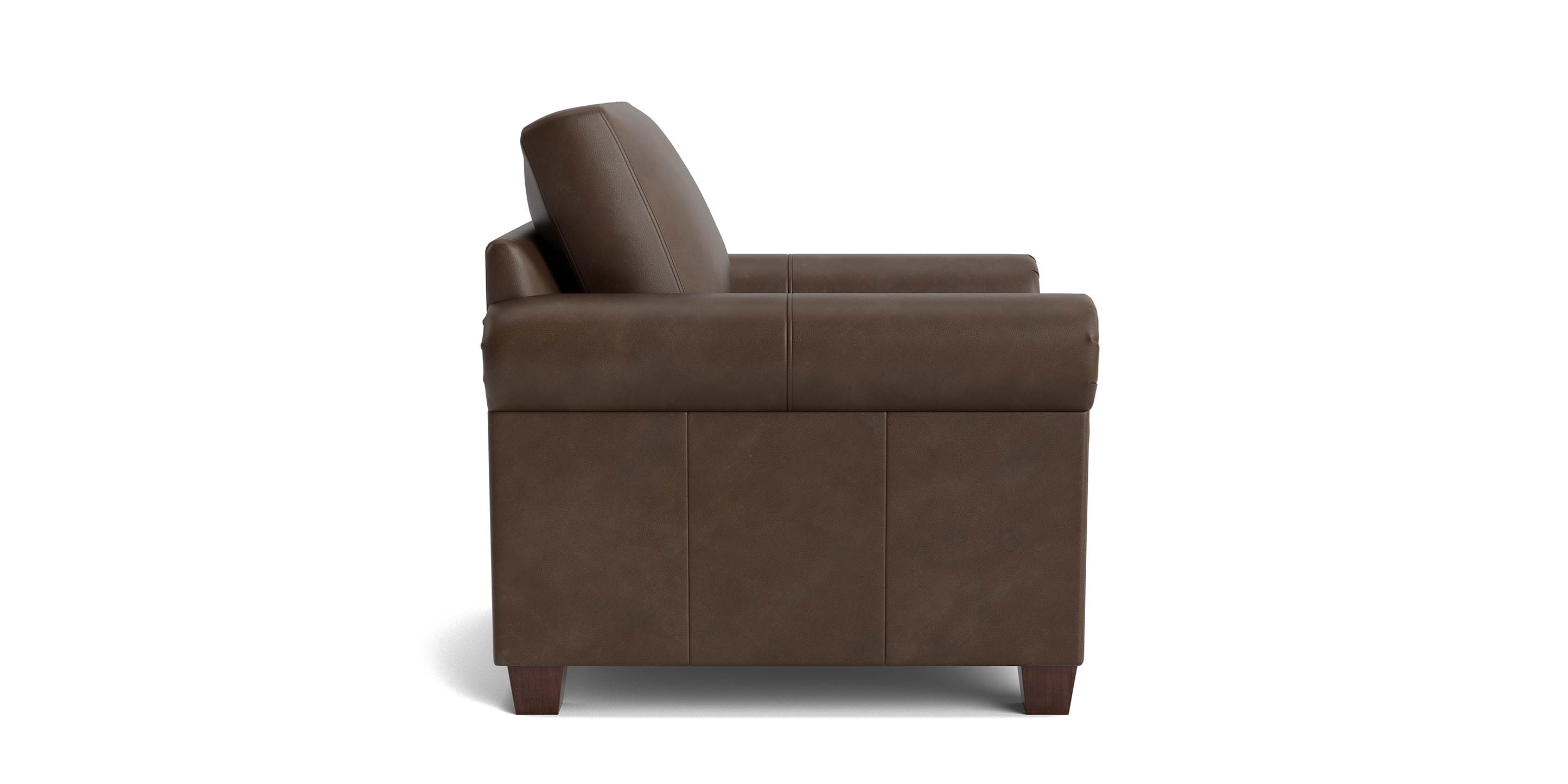 Carolina Leather Panel Arm Chair - Thumbnail 3