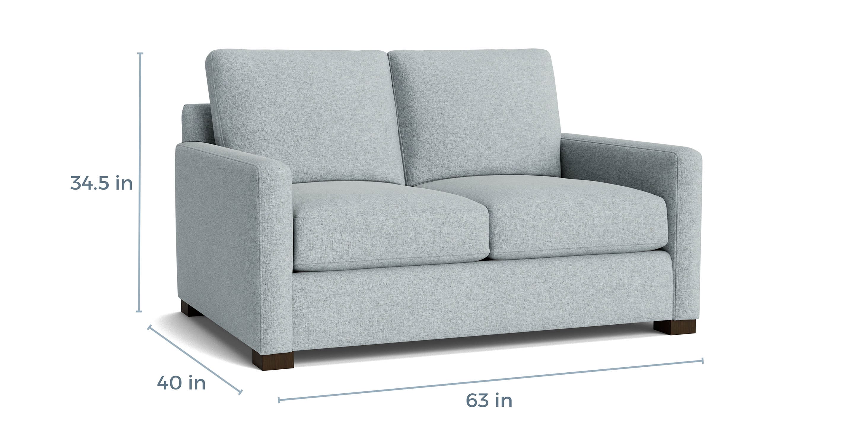 Colby Thin Track Arm Loveseat - Thumbnail 3