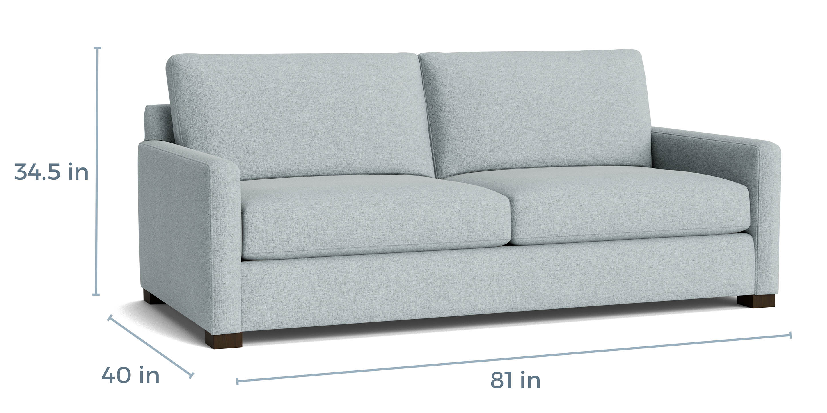 Colby Thin Track Arm Sofa - Thumbnail 3