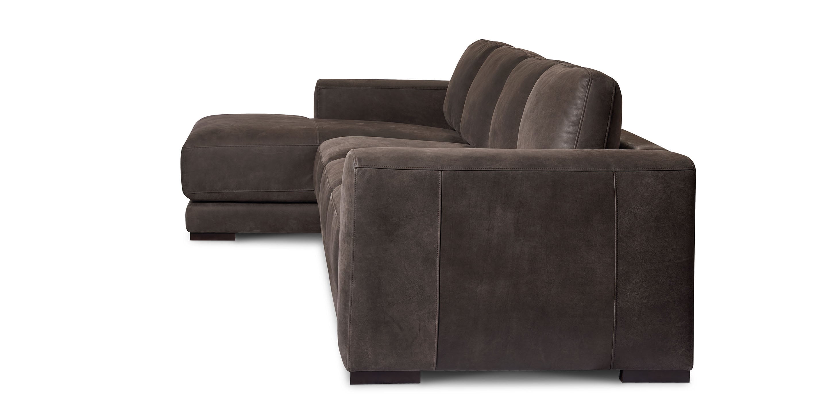 Cabo Leather Chaise Sectional - Thumbnail 5