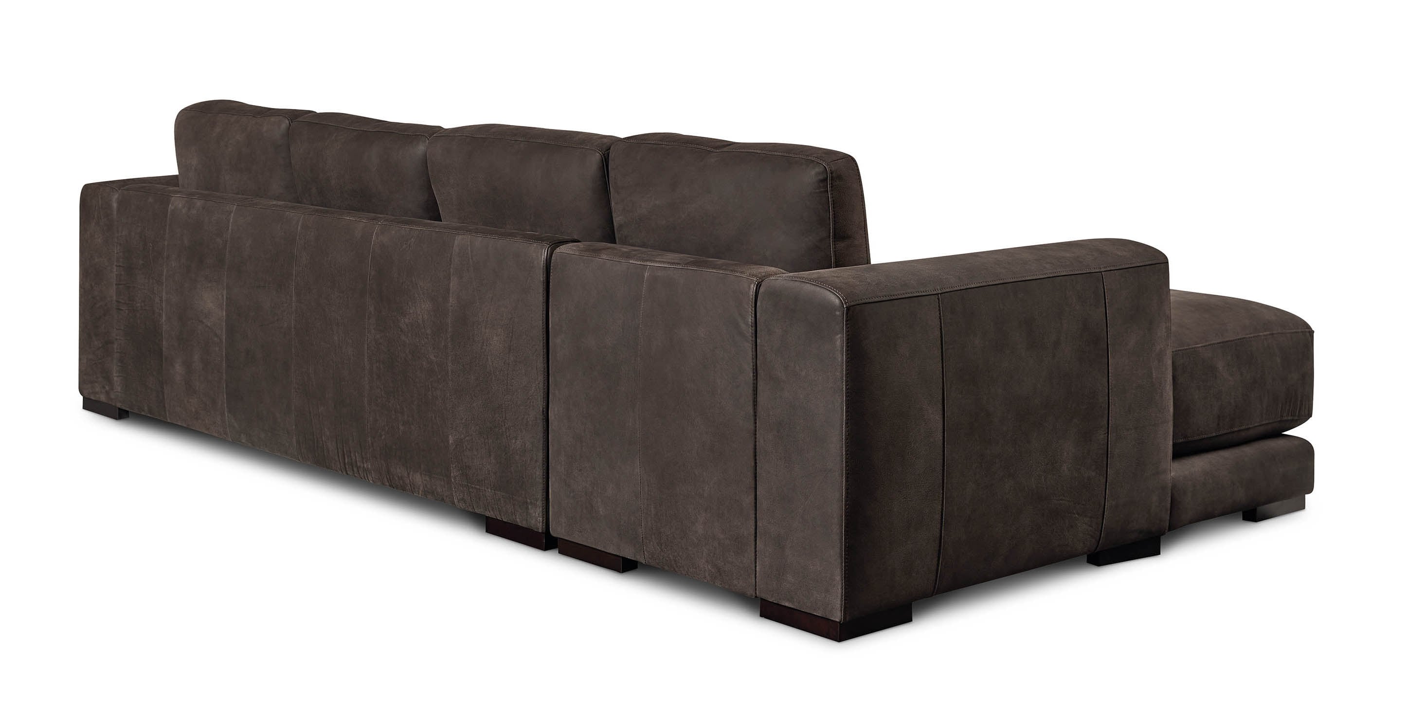 Cabo Leather Chaise Sectional - Thumbnail 3