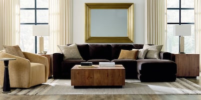 Cabo Leather Chaise Sectional