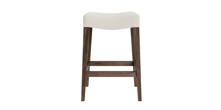 Maple Fabric Saddle Stool image number 1