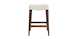Maple Fabric Saddle Stool