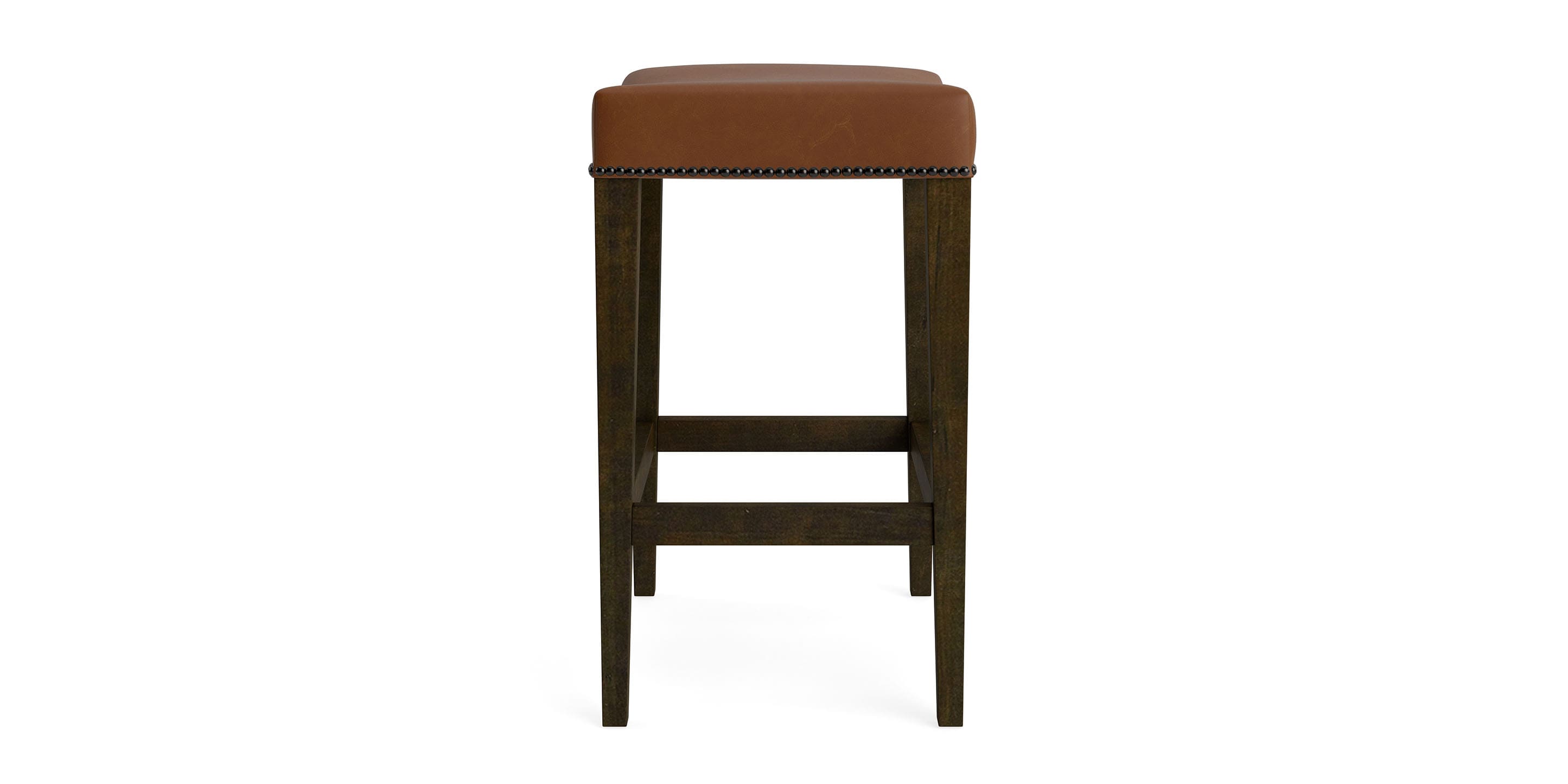 Vail Leather Saddle Counter Stool