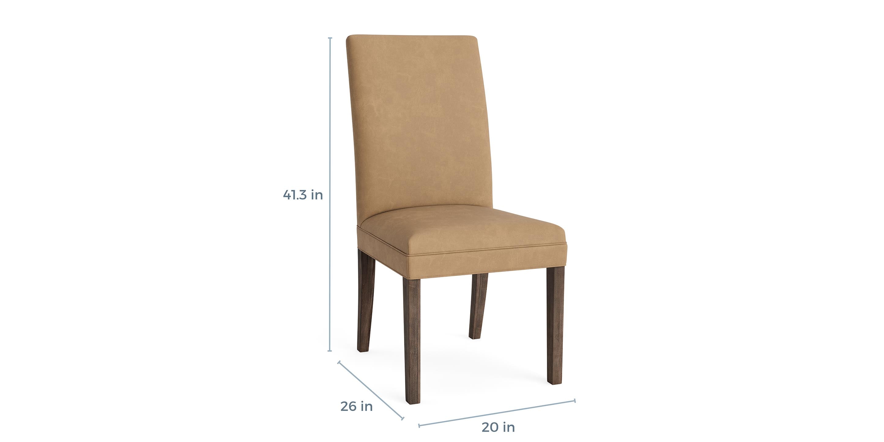 Marge Leather Upholstered Dining Chair - Thumbnail 4