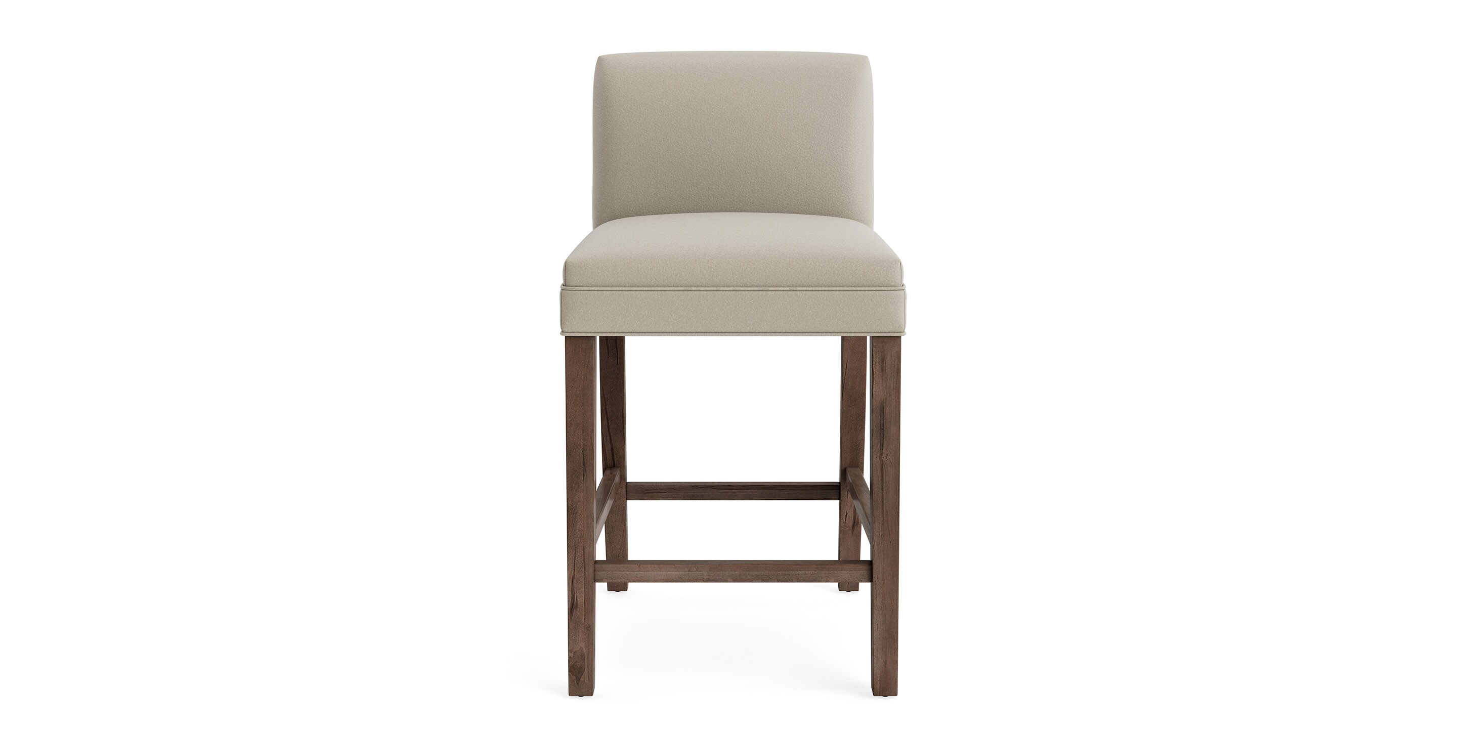 Marge Leather Counter Stool - Thumbnail 4
